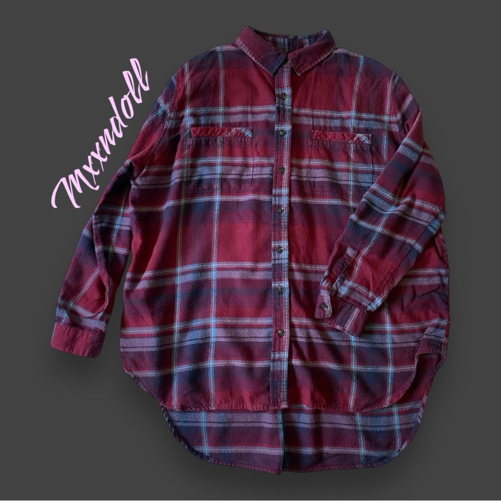 Oversized Plaid flannel